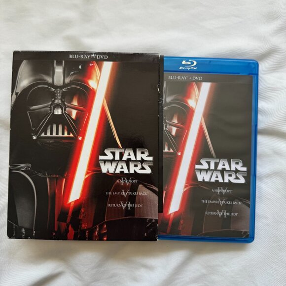 EUC, Star Wars Trilogy DVD + Blu-ray, 6-Disc Set, Episodes IV-VI (4-6) - Picture 11 of 16